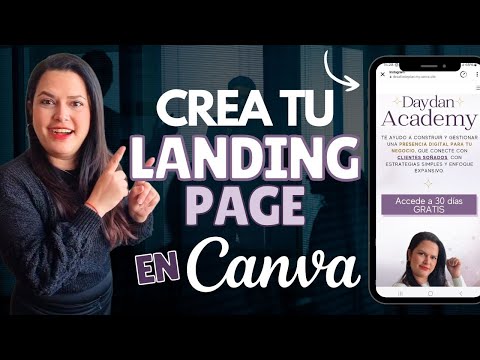 Create your FREE landing page in Canva in less than 30 minutes | Create your website in Canva