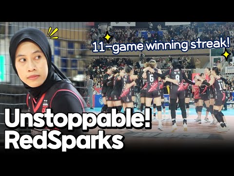 11 Wins in a Row! RedSparks Make History🔥 Megawati & Bujkirić Dominate!