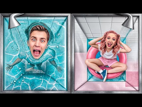 Кто Последний Покинет ДУШЕВУЮ КАБИНУ Челлендж !