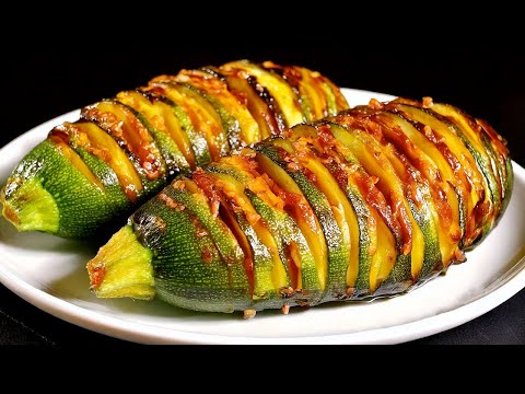 Ich habe noch nie so leckere Zucchini gegessen! Dieses Rezept kennt keiner! Nur 2 Zutaten!
