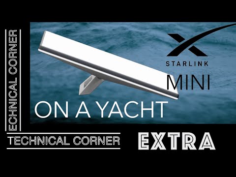 Starlink Mini on a boat