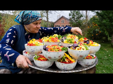 Baking Meatballs with Vegetables in Plates — Rustic Village Recipe