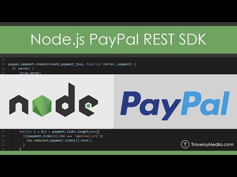 Intro To The Node.js PayPal REST SDK