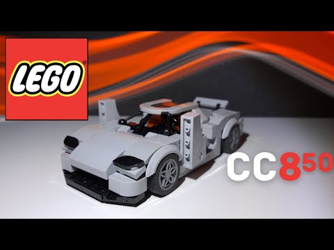 Lego Speed Champions Koenigsegg cc850 | With working doors, and rear wing!