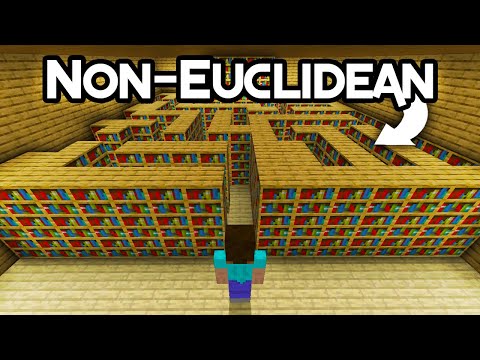 I Made a Noob Complete a Non Euclidean Maze