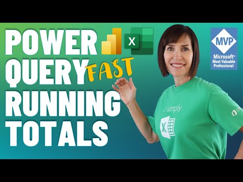 Power Query Running Totals - The Right Way!