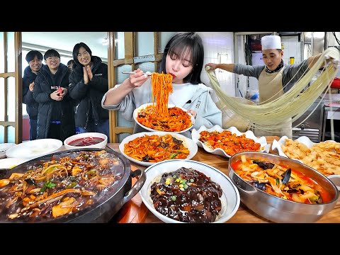 Hand-pulled Jajangmyeon! Spicy noodles & fried snacks in a small-town Chinese restaurant