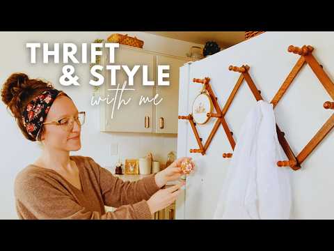 Cottage Thrift Haul & Spring Decorate With Me | DIY Easter Decor