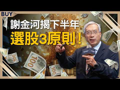 謝金河揭下半年選股3原則！股債匯市投資機會一次看懂｜謝金河、李鎮宇、葉柱均、王志郁｜【富足今周起】EP64