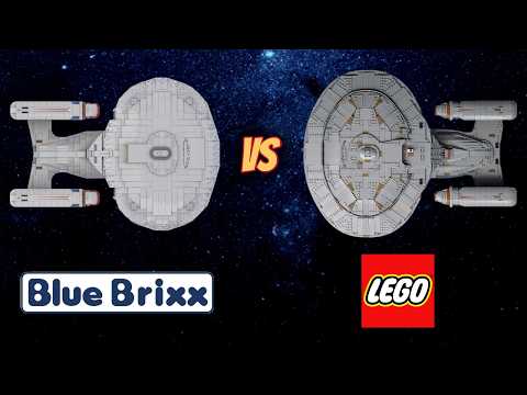 Star Trek Vergleich: LEGO vs Bluebrixx 'USS Enterprise D' im Duell!