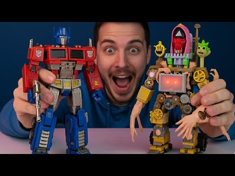 😱 We Turned BROKEN LEGO Pieces Into a GIANT Zoochosis + TRANSFORMERS MONSTER!