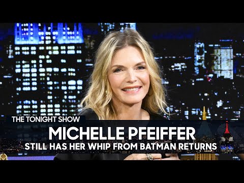 Michelle Pfeiffer Still Has Her Whip from Batman Returns | The Tonight Show Starring Jimmy Fallon