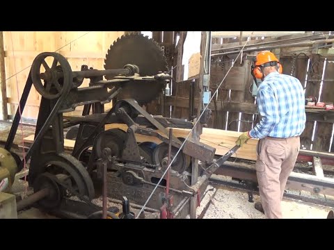 Eric Veden Visits Sawmill With 100 Year Old Machinery