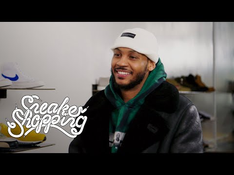 Carmelo Anthony Goes Sneaker Shopping With Complex