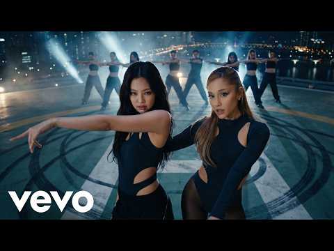 Jennie, Ariana Grande - Midnight Drift (ft. Doja Cat, K-Pop) | (Official Lyrics Video)