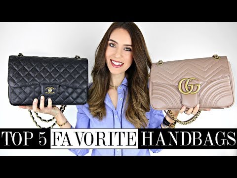 MY TOP 5 FAVORITE DESIGNER HANDBAGS | LOUIS VUITTON, CHANEL, GUCCI, ETC...