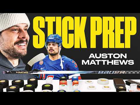 Auston Matthews Reveals the Secrets of his Unique Hockey Stick
