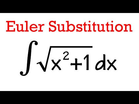 How Euler would integrate sqrt(x^2+1)