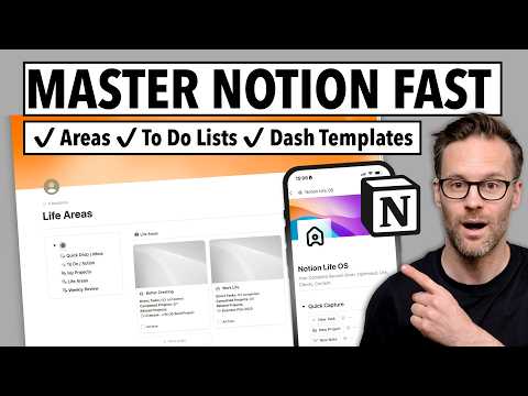Learn Notion Fast! Build A Second Brain 2025: Life Areas