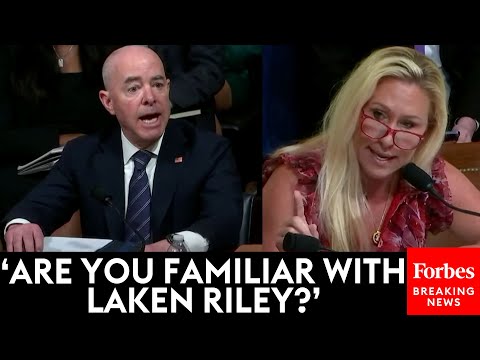 SHOCK MOMENT: Marjorie Taylor Greene Outright Confronts Mayorkas About Laken Riley In Furious Tirade