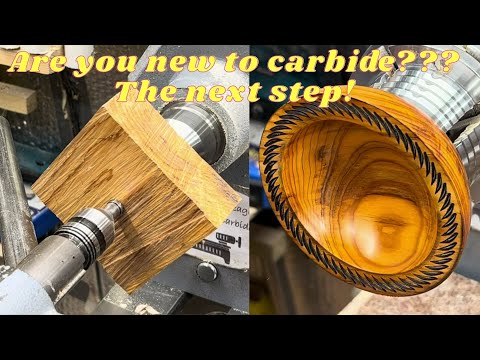 Woodturning. Are you new to carbide??? The next step!