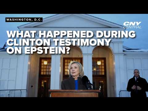 FULL: House Oversight Committee speaks on Clinton testimony on Epstein relationship
