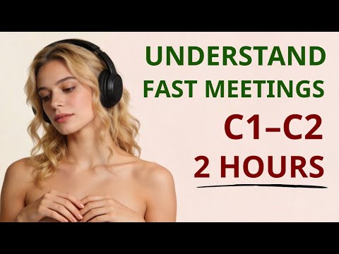 Business English Listening Practice (C1–C2) | 2 Hours Meetings & Workplace Conversations
