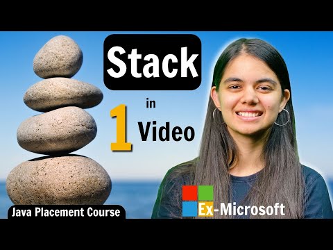 Stack Data Structure in One Video | Java Placement Course