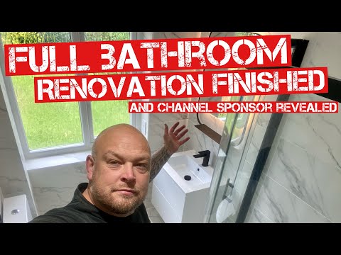 BATHROOM RENOVATION COMPLETED & REVEALED | Complete 2nd fix Overview | Part 3
