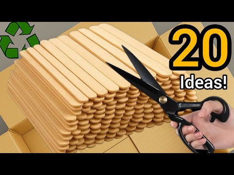 20 Amazing Popsicle Stick Ideas You've Never Seen Before😍/Waste Recycling Ideas♻️