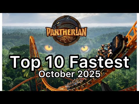 Top 10 FASTEST Rollercoasters In The WORLD | October 2025