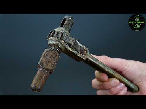 I found a 1900s Brass Ratchet and Restored it! I Dr. Hut of Handcraft