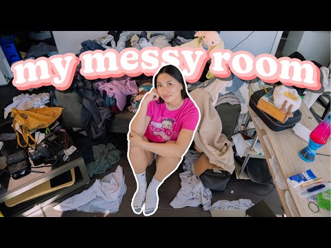 deep cleaning my MESSY room (motivation when you’re in a slump)