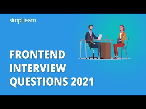 Frontend Interview Questions 2026 | Front End Developer Interview Questions And Answers |Simplilearn