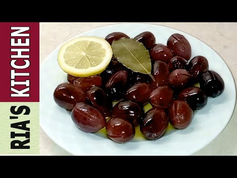 Olives with Vinegar (Ready in 1 week, and can be kept up to 3 years)