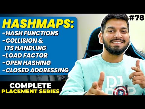 Lecture 78: Hashmaps in C++ || C++ Placement Series