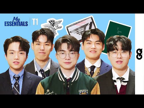 [ENG/마이에센셜] 최초공개! T1 멤버, 너 지큐의 ㄷ도도독! 마음의 양식을 위한 책부터 알 길이 없는 진짜 찐 애장품 (T1, 제우스, 오너, 페이커, 구마유시, 케리아)