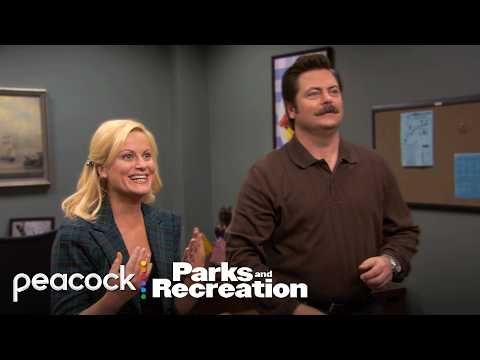 Ron's Office seeing a LOT of action in Parks and Recreation