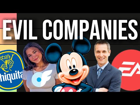 What Is The Most EVIL Company? (Tier List)