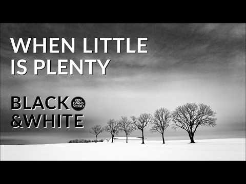 WHY WINTER MINIMALISM WORKS | Ken Evans Mono - B&W Photography