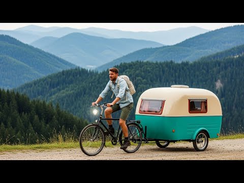 Just in 1k$ This Tiny Bicycle Camper Is Changing Travel Forever Minimalist Mobile Home Interior Tour