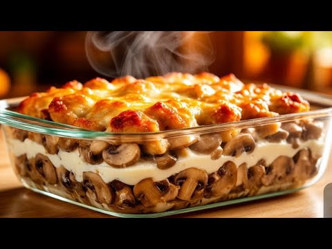 Omas Hähnchen-Champignon-Auflauf – so einfach und unglaublich lecker!