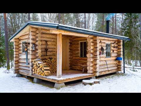 Watch Them Build an Incredible Survival Cabin in the Siberian Wilderness!