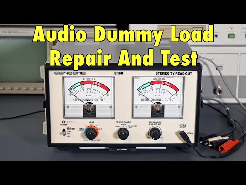 Audio Dummy Load Repair And Test - Sencore SR68