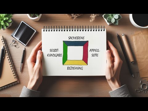 Kommunikationsquadrat Schulz von Thun | Vier Seiten einer Nachricht | Einfach erklärt mit Beispielen