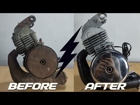 Motobecane  old moped engine restoration 1969 (2t engine)
