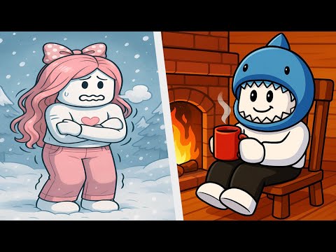 [로블록스] 추위에 떠는 사람들을 위한 따뜻한 피난처를 만들어요!! (Build A Haven) - 민또 경또