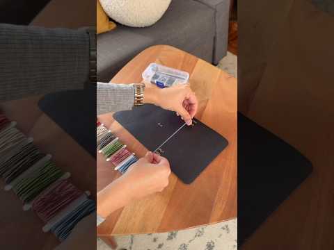 I made my own journal 🙈 (Louise Carmen style diy)!! #leatherjournal #leathercraft