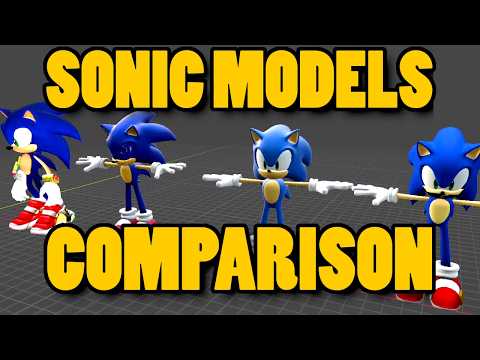 The Ultimate Sonic Model Showdown - How Many Tris?