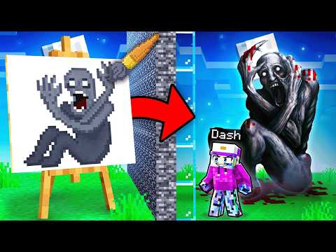 HORROR MOB BATTLE But What I Paint Comes to Life…